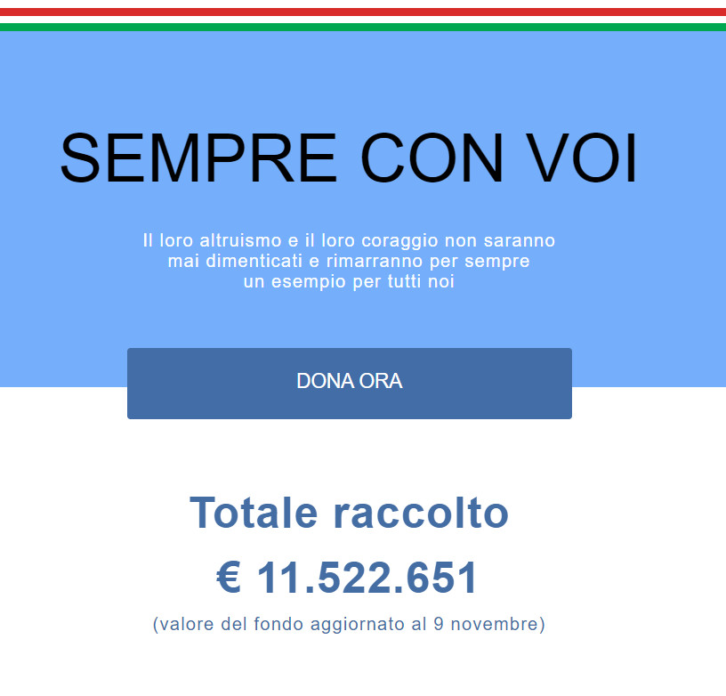 Covid, erogati i primi aiuti del fondo 'Sempre con Voi'  promosso da Della Valle